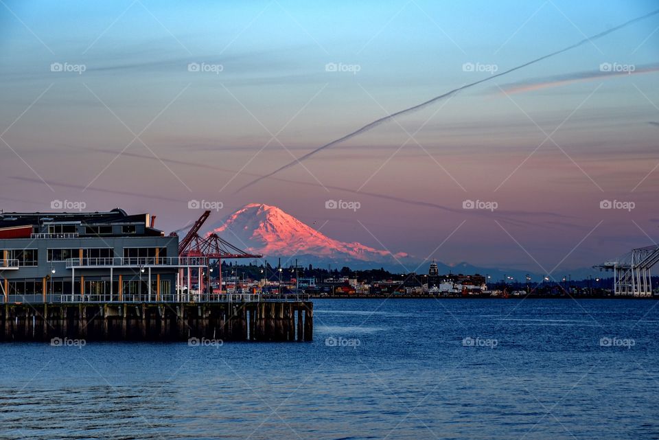 Mount Rainier from Seattle