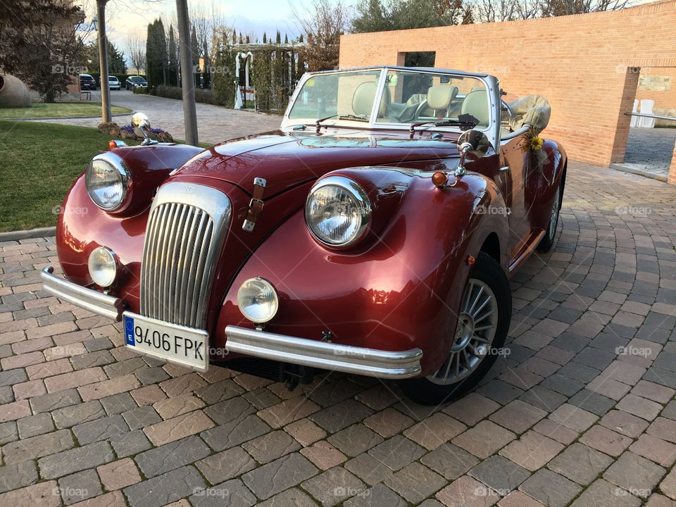 Classic Red Car