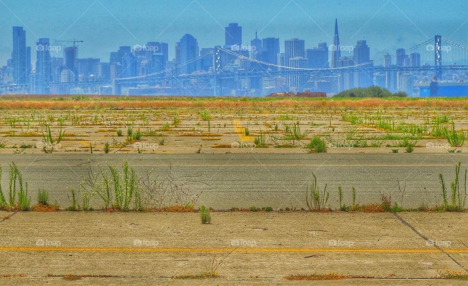 San Francisco Skyline. San Francisco As Seen From The East Bay
