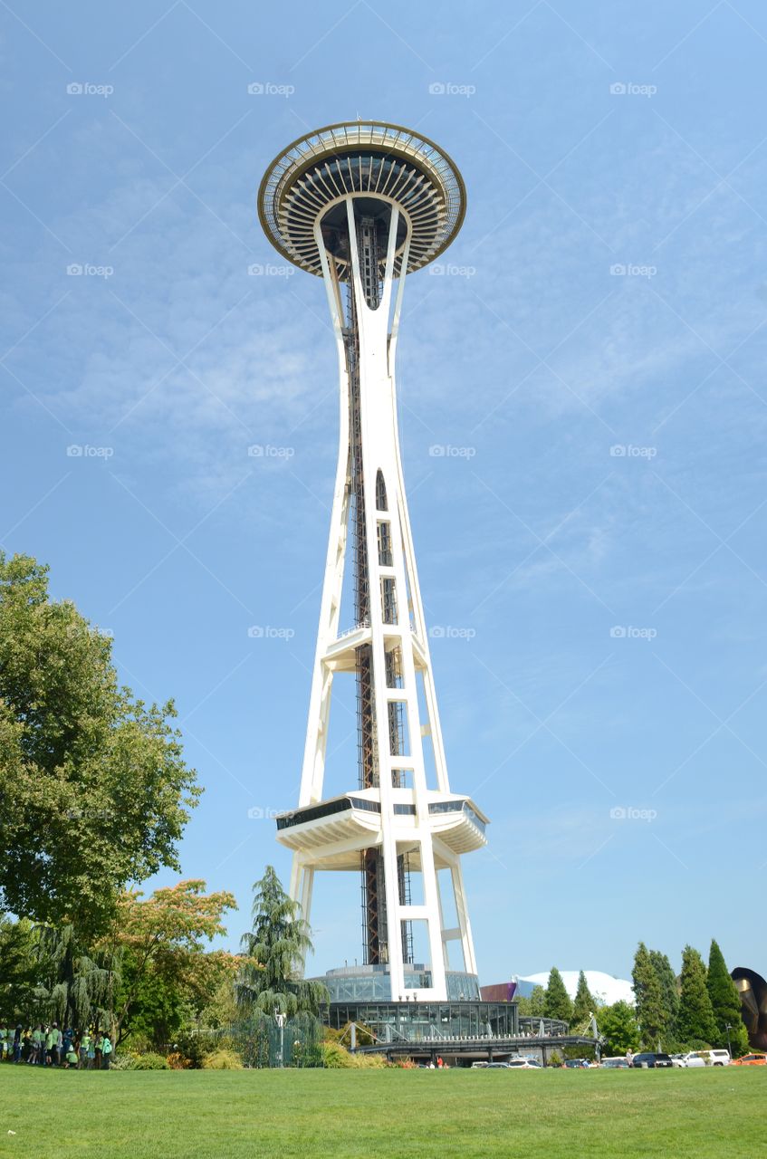 The needle in Seattle, Washington.