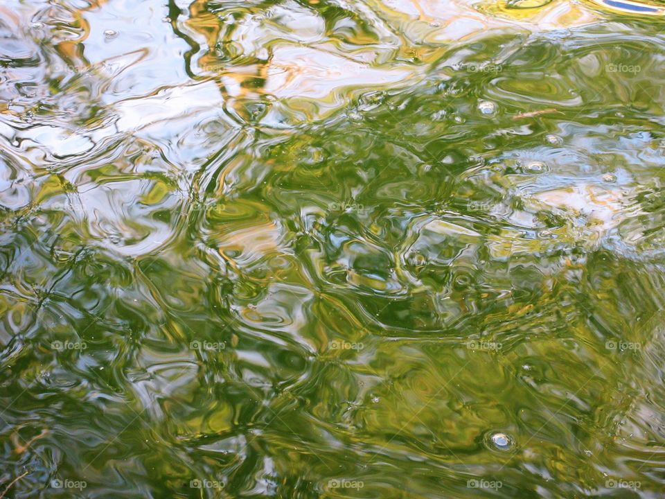 water reflection