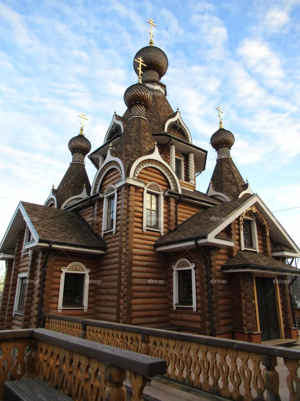 Orthodox Church, wooden architecture, religion, Russia, Voronezh