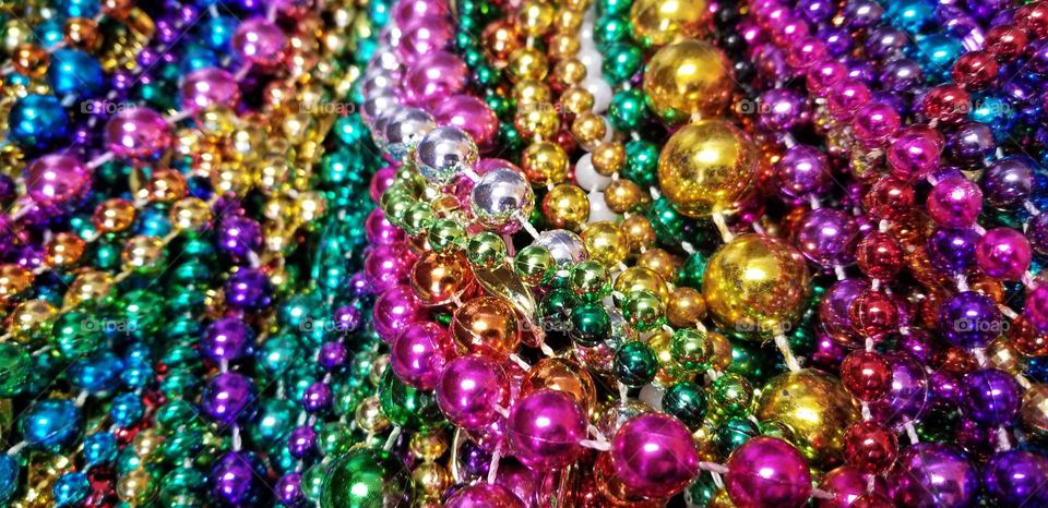 Mardi Gras beads