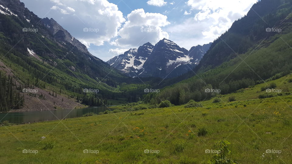 High in the Elk Mountains are the famously known Maroon Bells. I was able to capture this photo during a trip to Colorado.