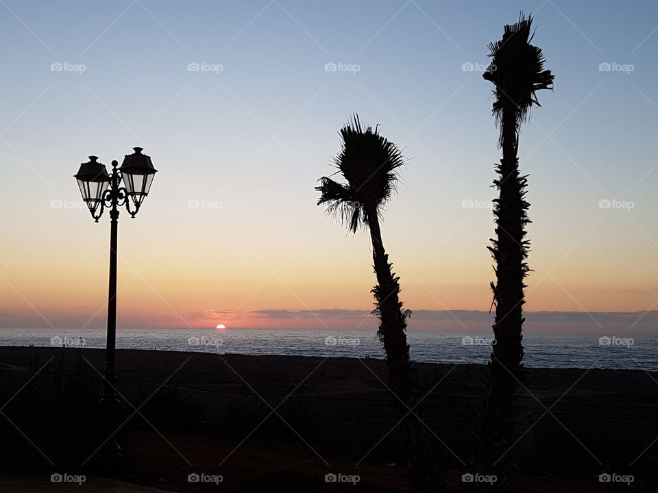 sunset Rabat Morroco