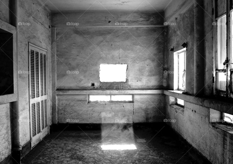Empty room. An empty room in a house in Khartoum, Sudan