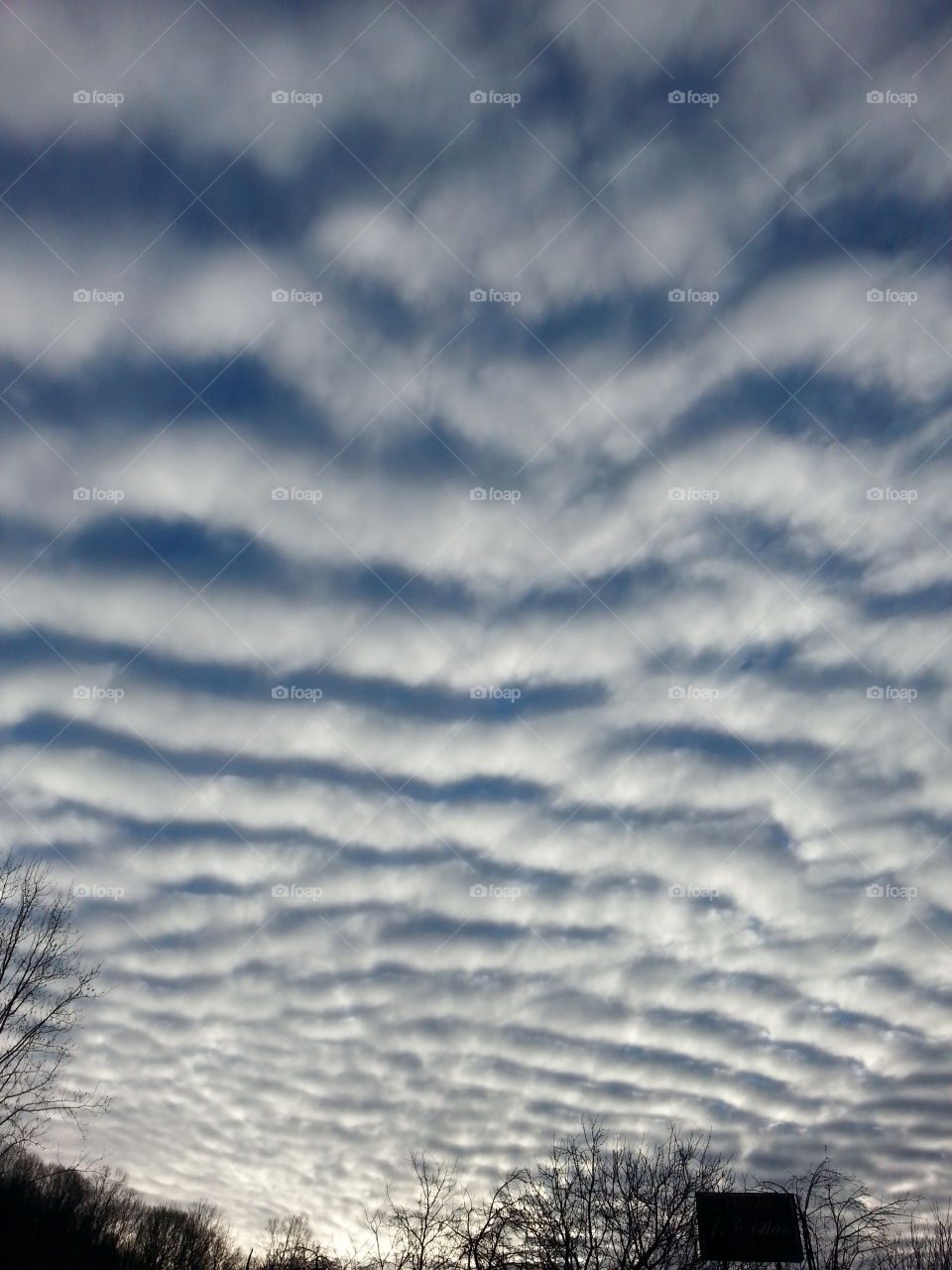 clouds. perfect cloud formations west Virginia 