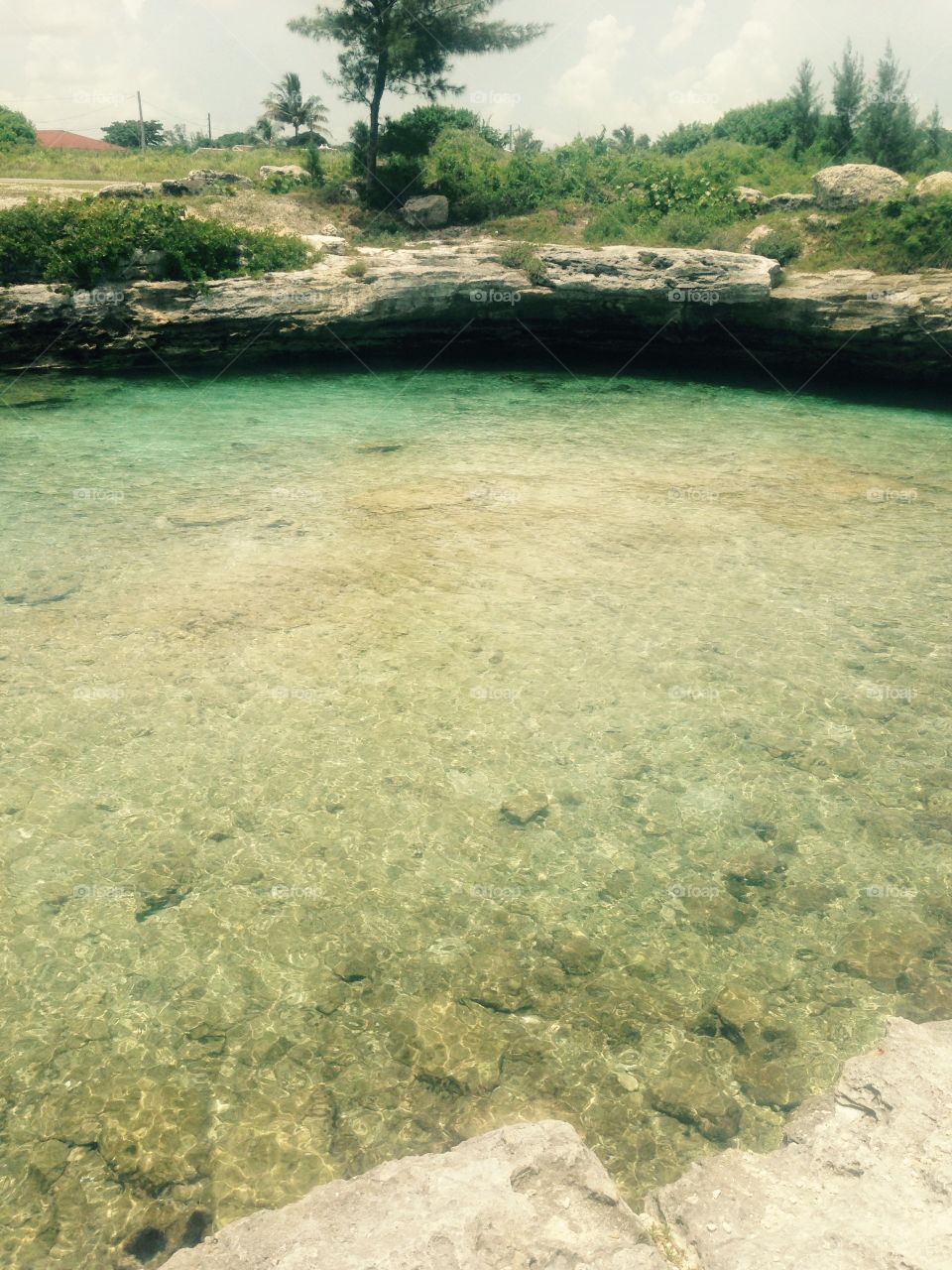 Bohemian Water. The Boiling Hole. A place where the water actually only looks hot. 
