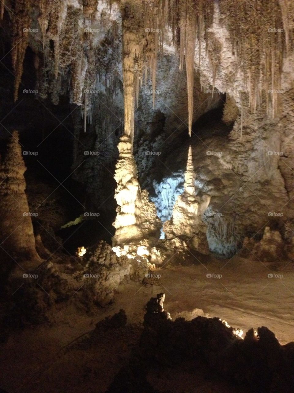 Carlsbad . Inside Carlsbad Caverns