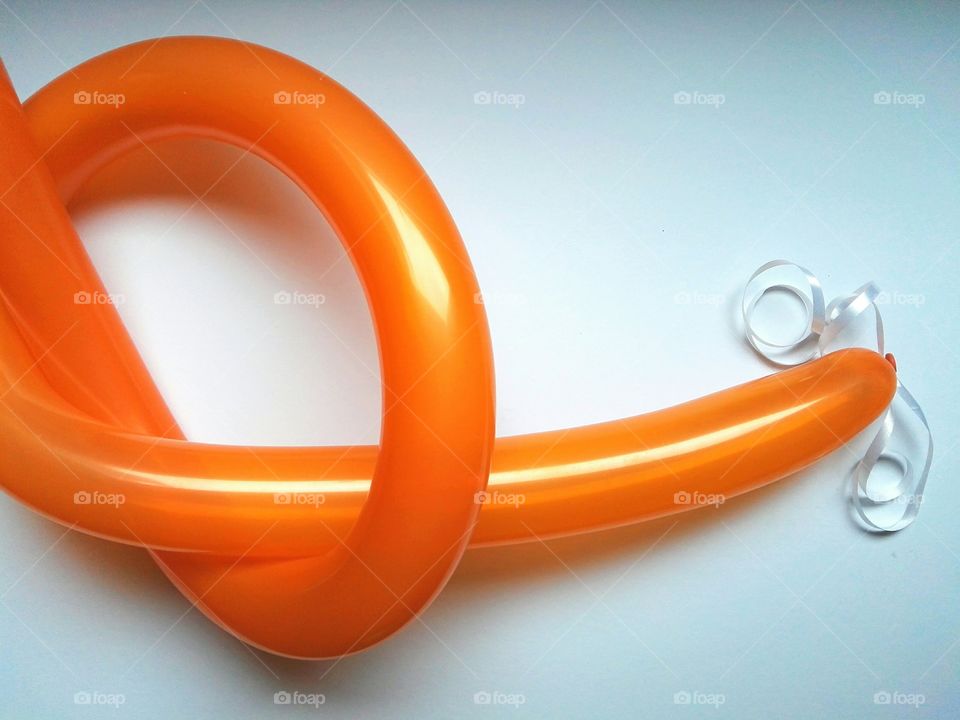 Orange long balloon