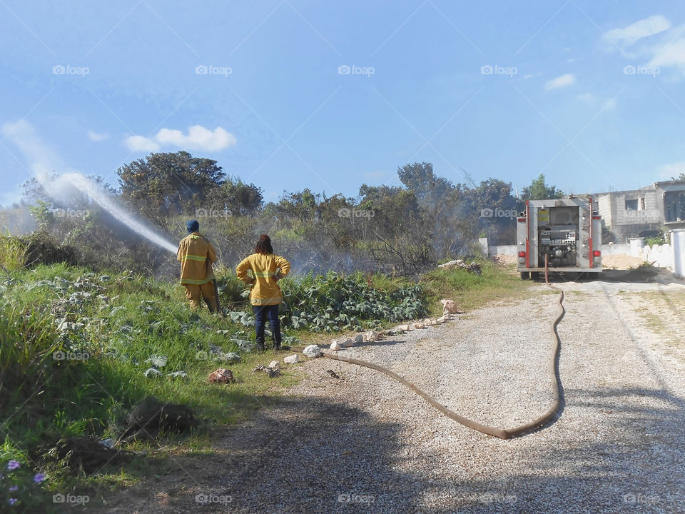 Fighting Bushfire