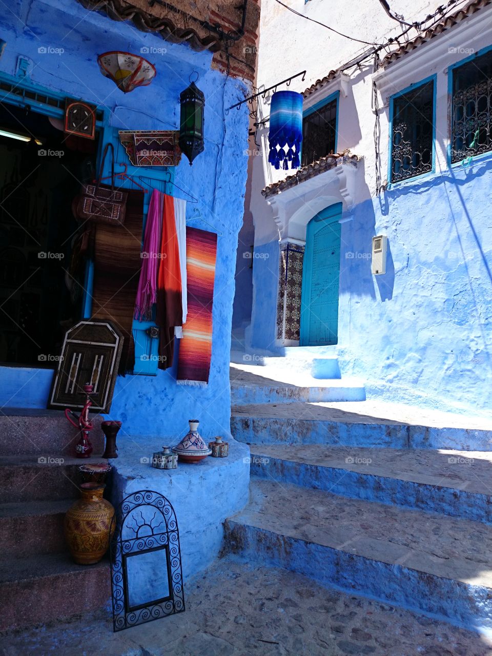 street chefchaouen, morocco