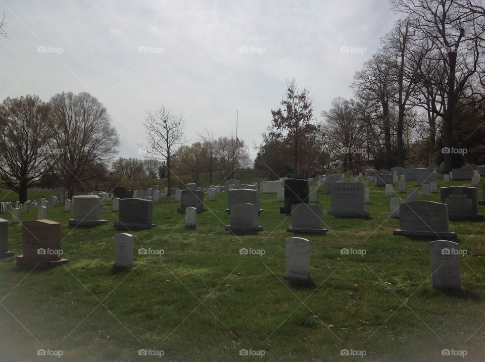Graves, outside, Arlington, dc 