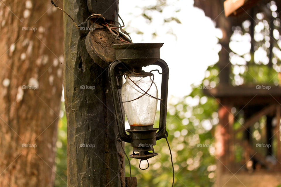 abandoned lamp