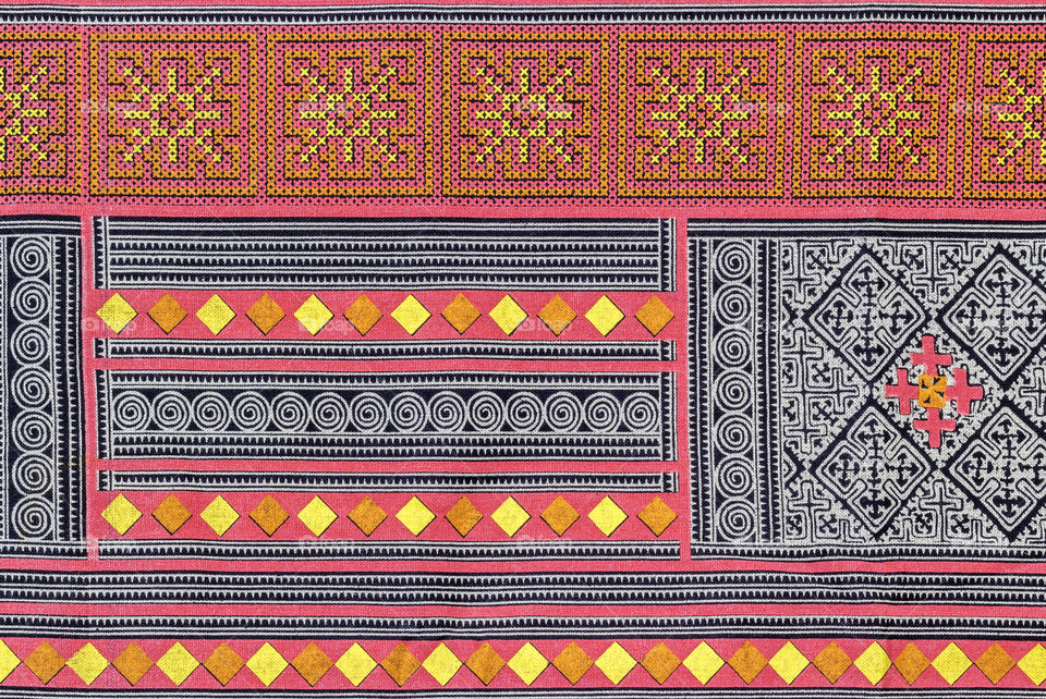 Tradition Thai fabric pattern