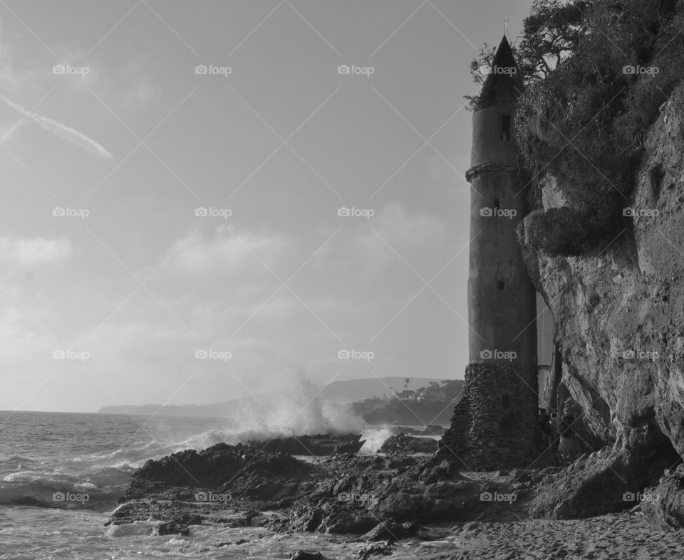 Castle by the beach