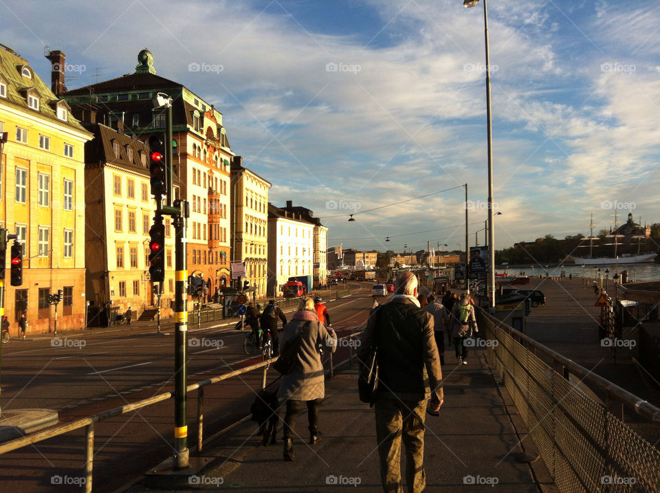 sky people stockholm morning by tild