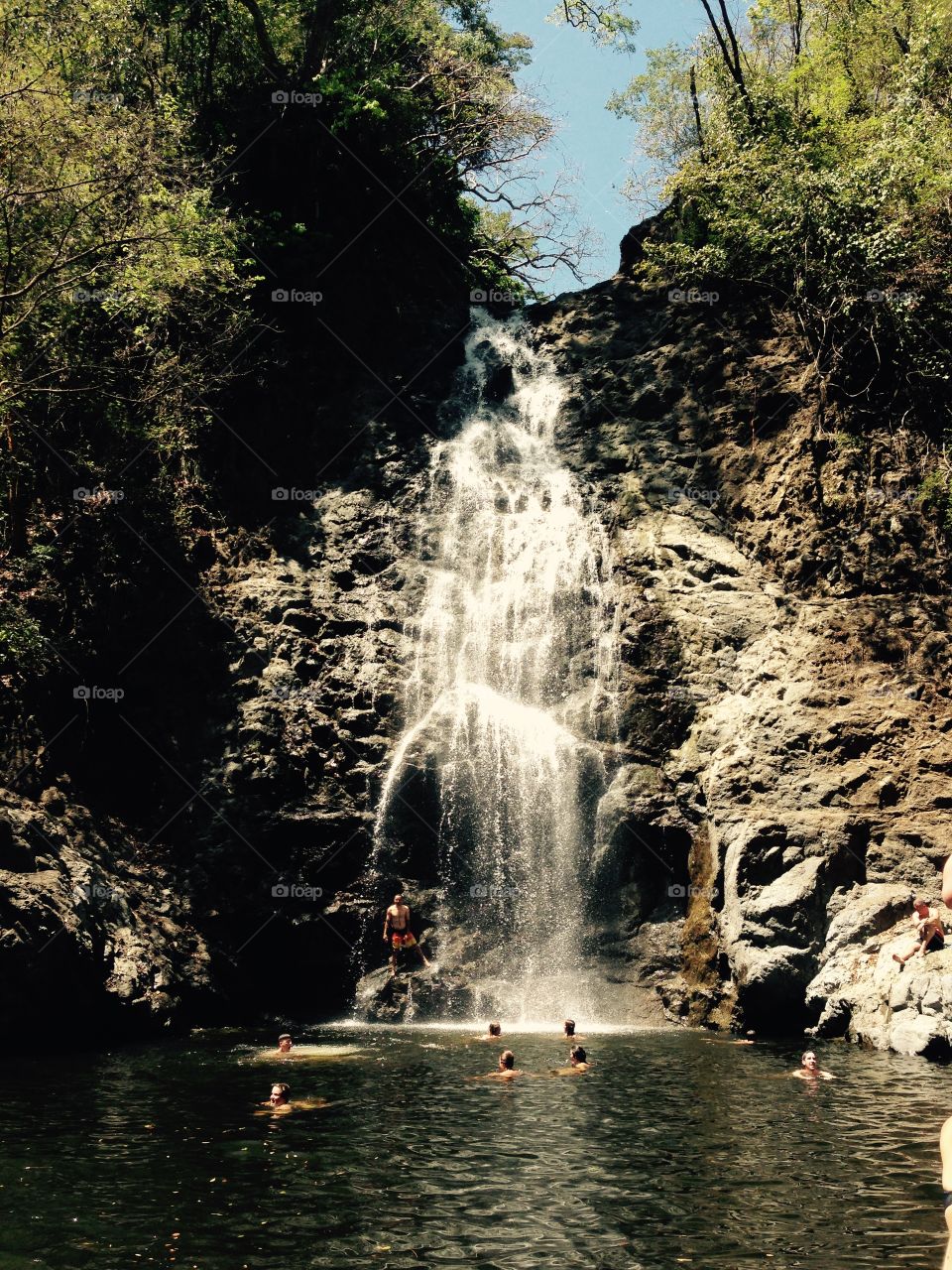 Montezuma waterfall. Montezuma, Costa Rica