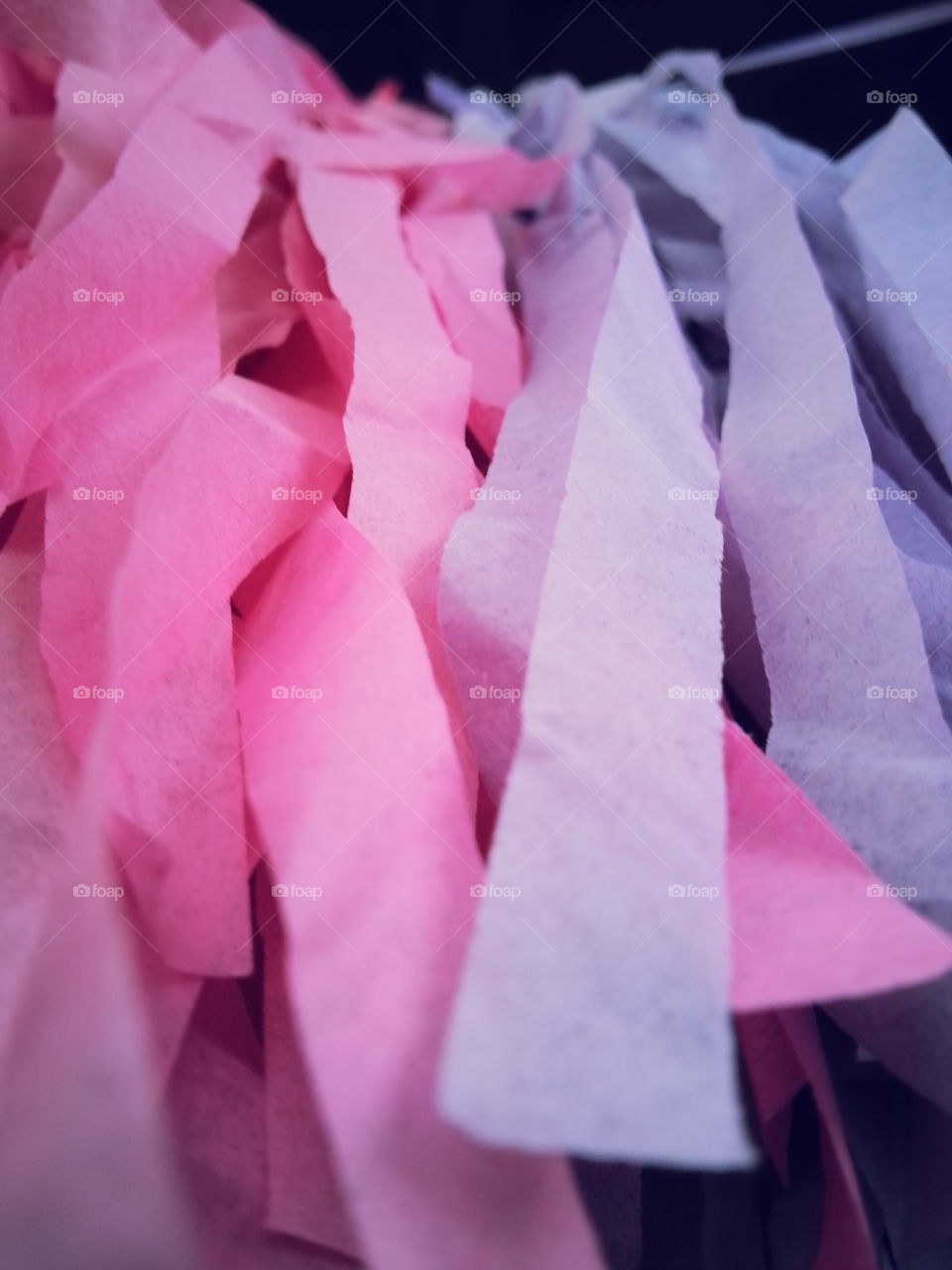 Purple and Pink Streamers