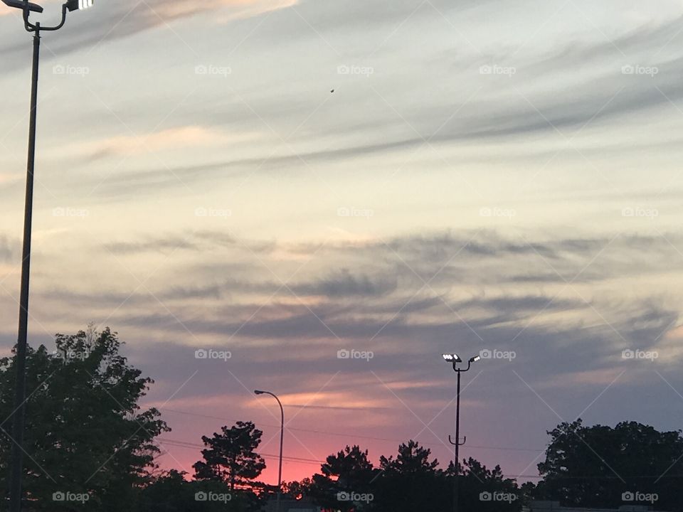 Detroit sunset 