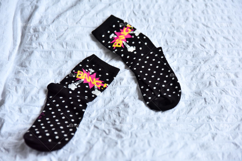 Bang socks design