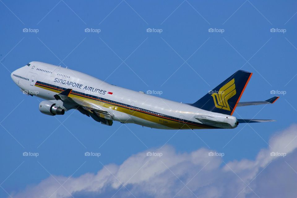 SINGAPORE AIRLINES B747-400 LAX