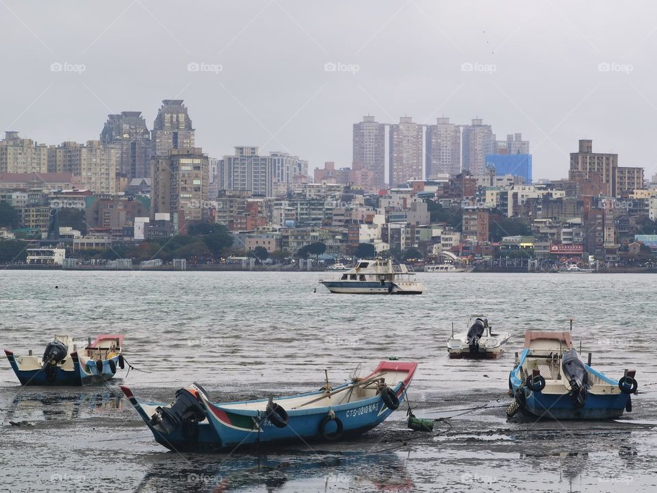 boat on bali river