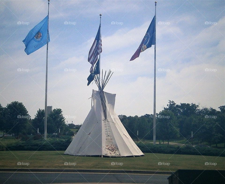 Missouri Indian teepee