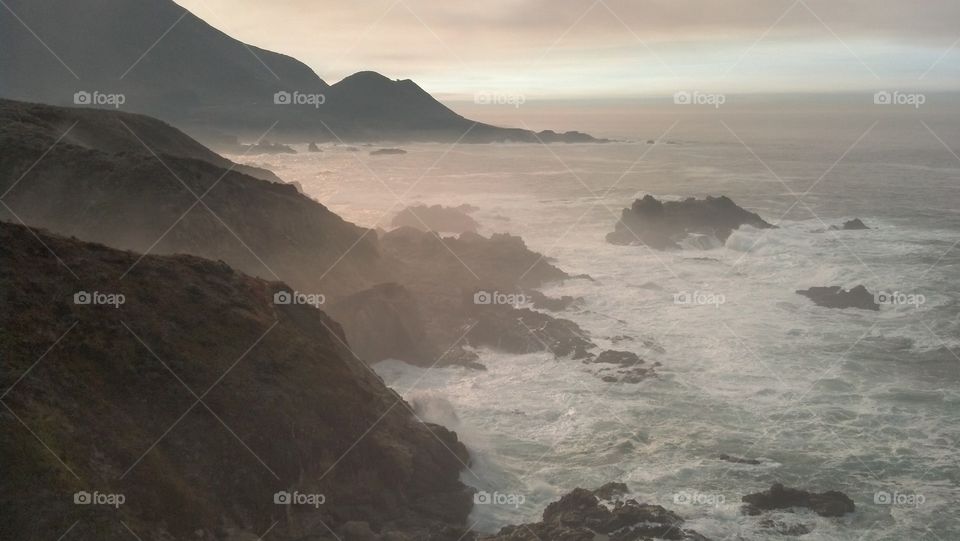 View of pacific coast