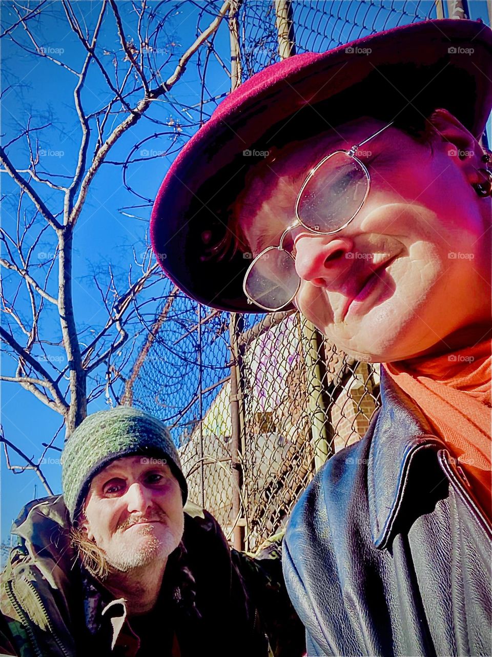 Taken only seconds after the previous exposure this double portrait on the way to our current “home on the sea” is also especially charming and beautiful in my opinion. 2023. Hypnotic Productions