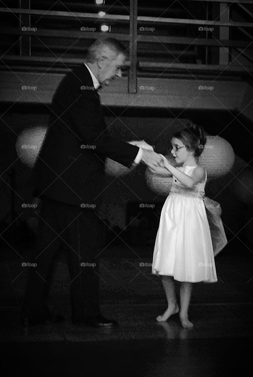 May I have this dance? . Grandfather dancing with granddaughter - dancing is my thing mission 