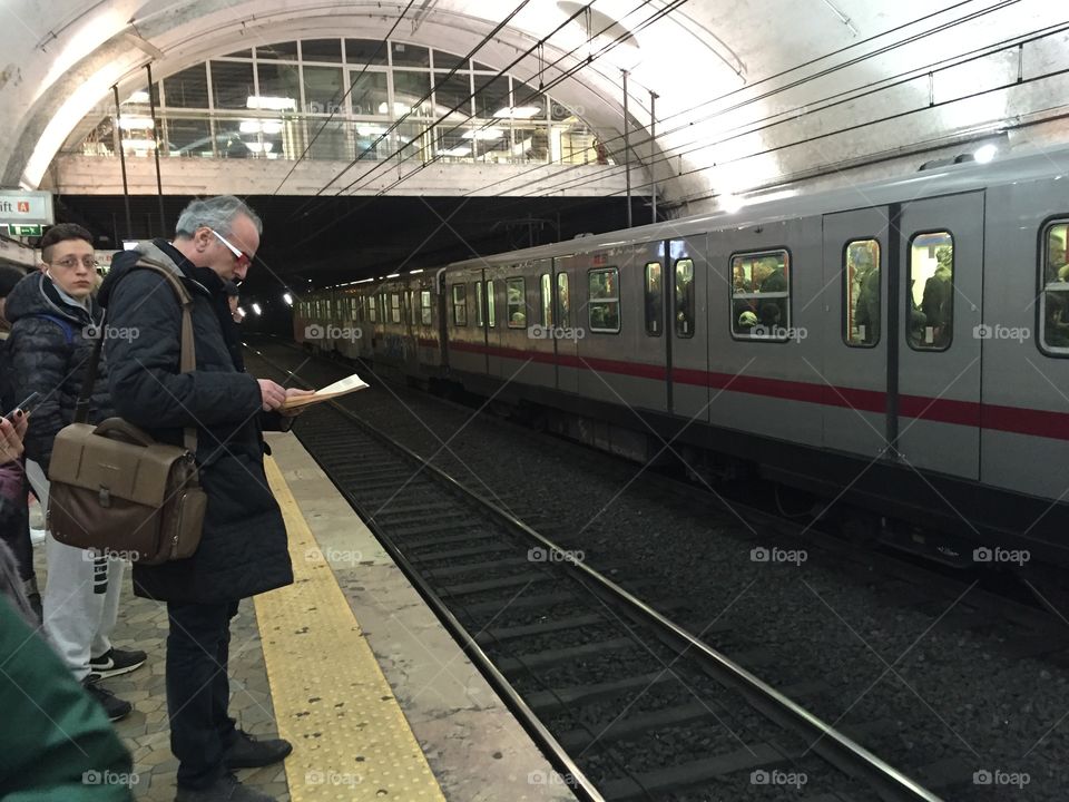 Train, Railway, Subway System, Locomotive, Station