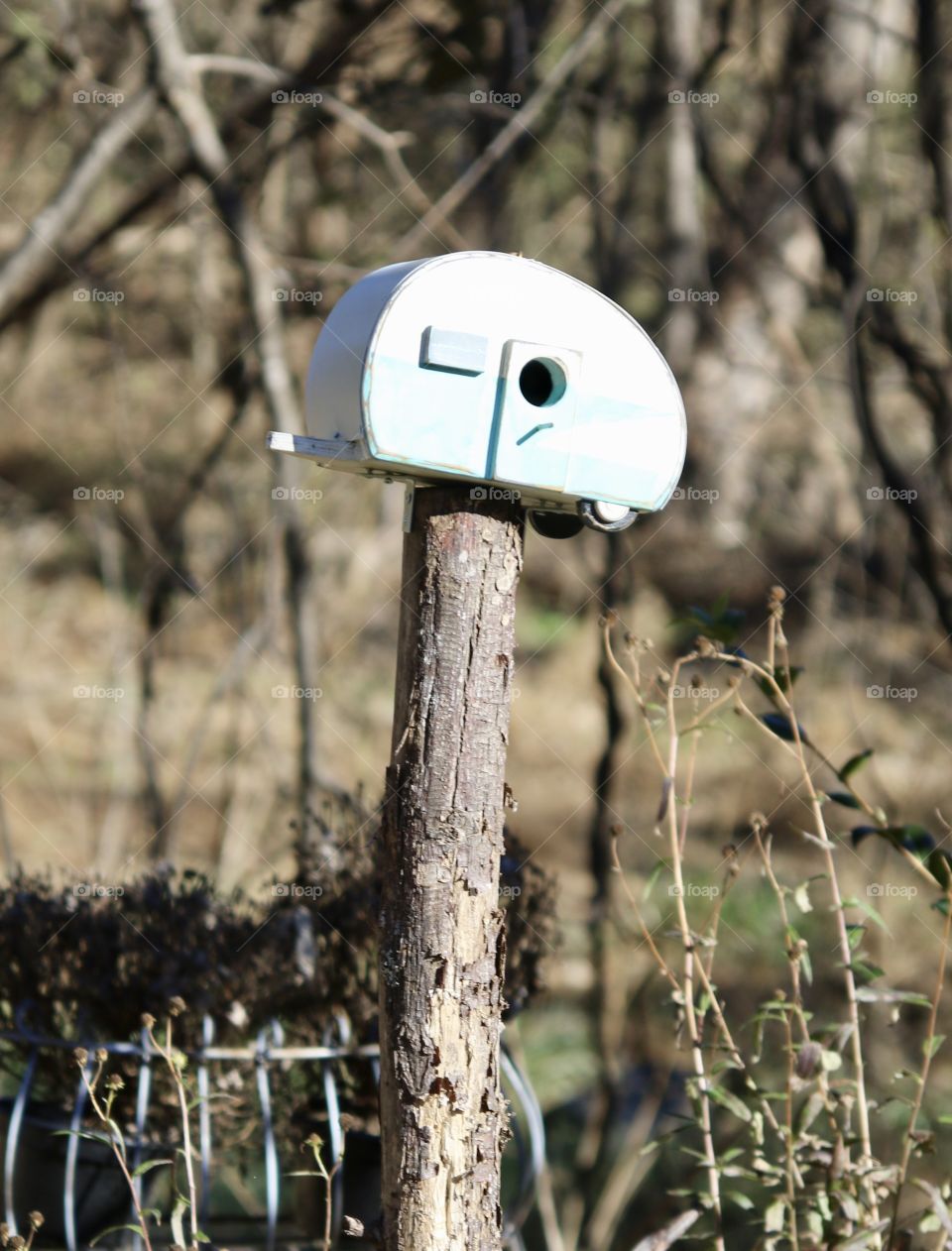 Camper birdhouse