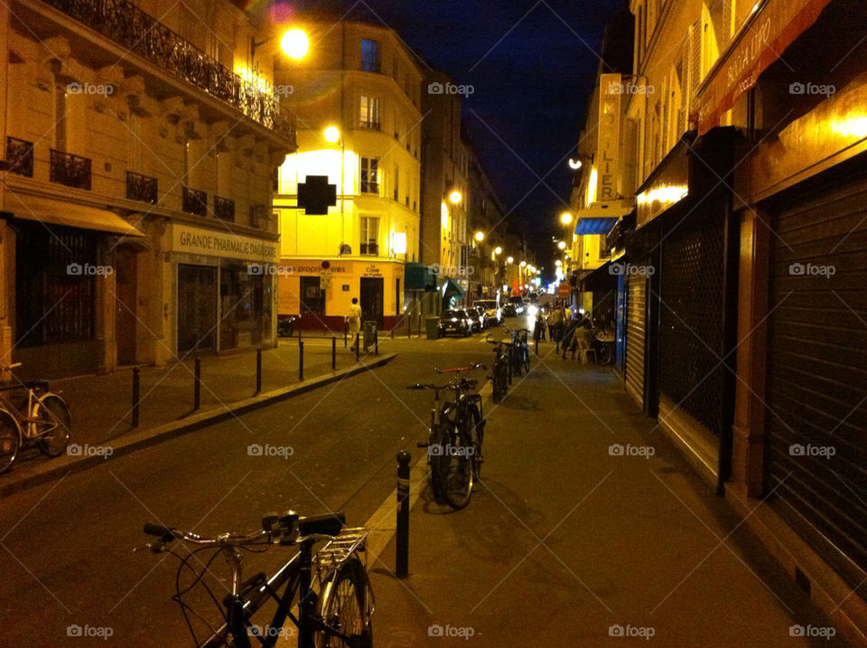 street night lights empty by pixelakias