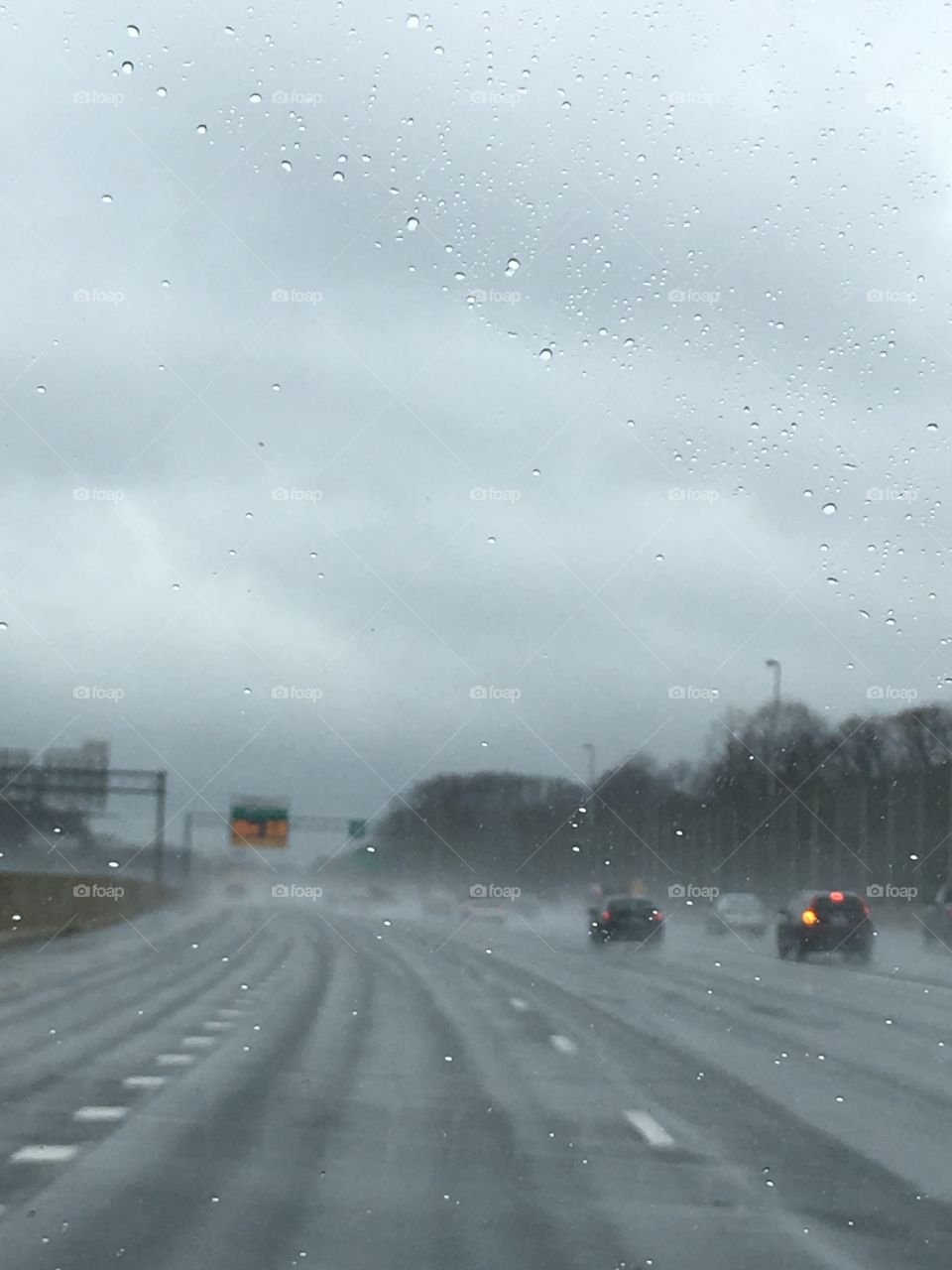 Riding in the storm