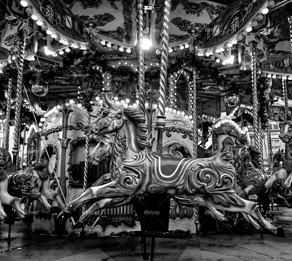 B&W carousel