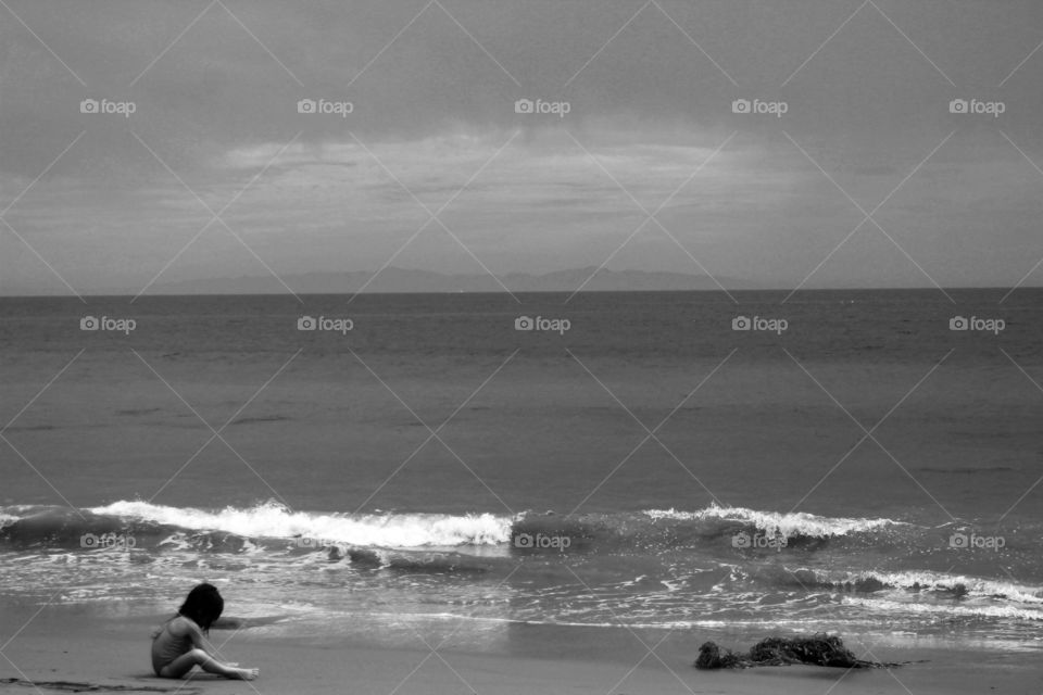 Playing in the sand..