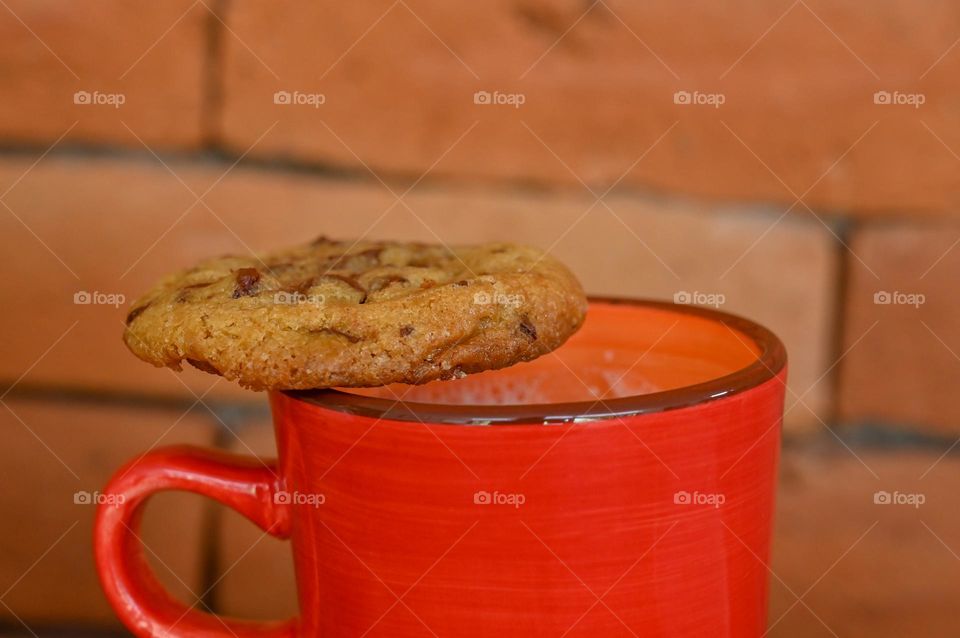 Cookie and milk