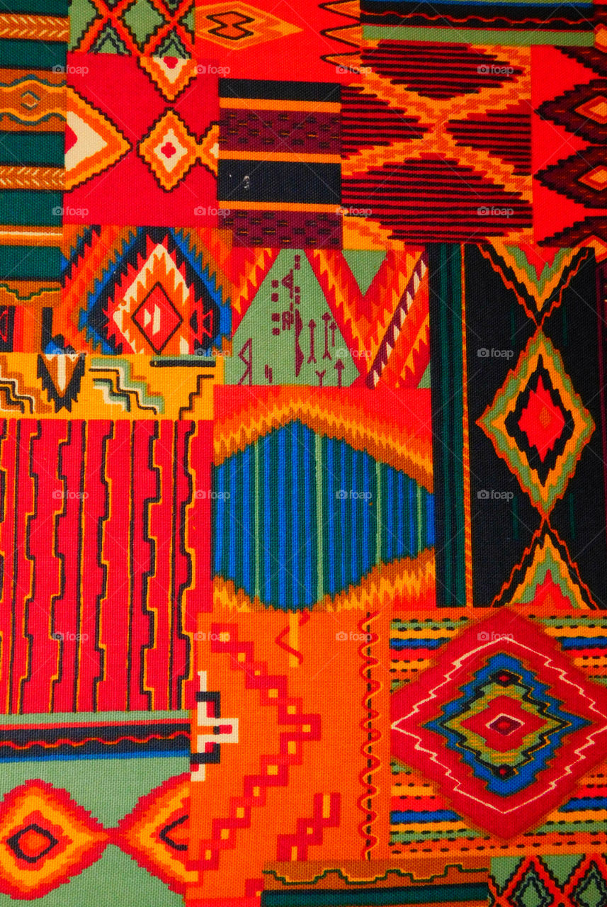 Background of peru blanket