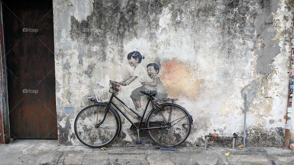Street Art in Penang, Malaysia