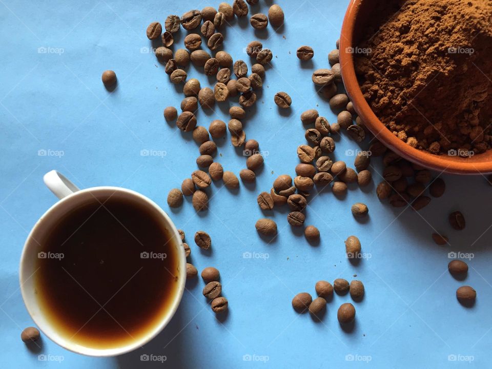 Coffee and coffee beans