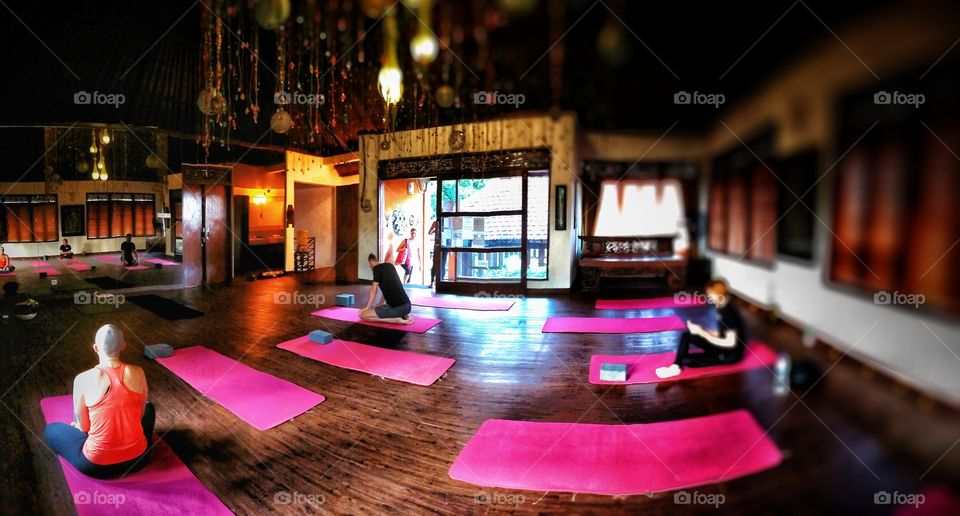 Bali, Ubud, studio yoga
