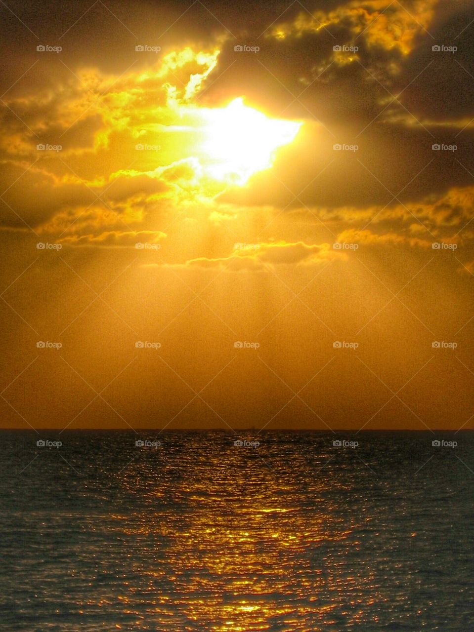 Sunset over the Atlantic Series