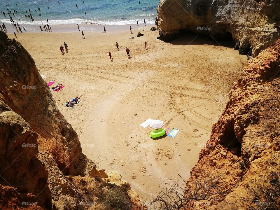 Beach from the cliffs