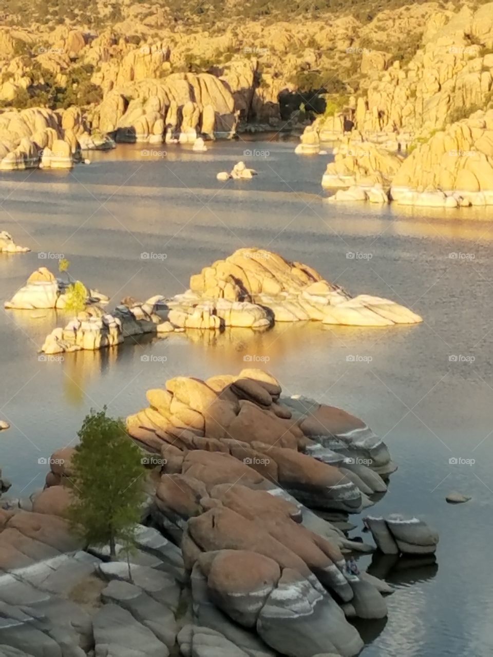 Low water mark granite Dells Arizona