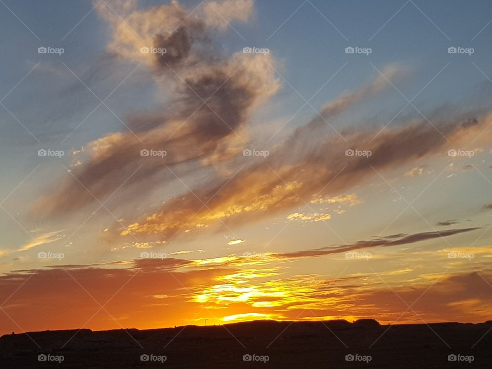 coober pedy sun set South Australia