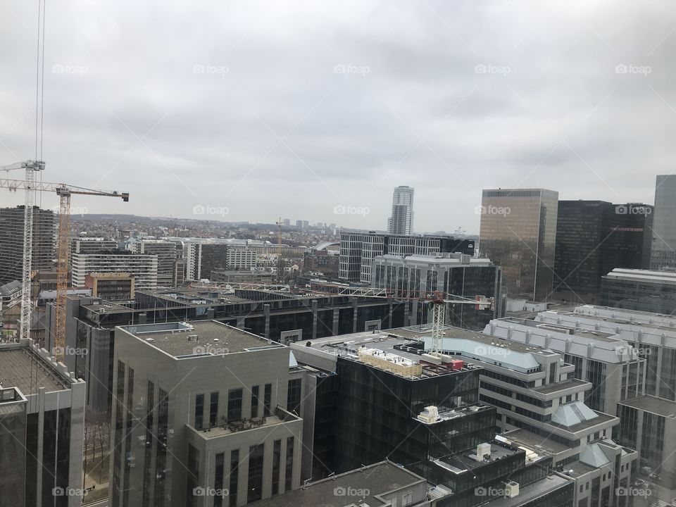 View of Brussels from my room