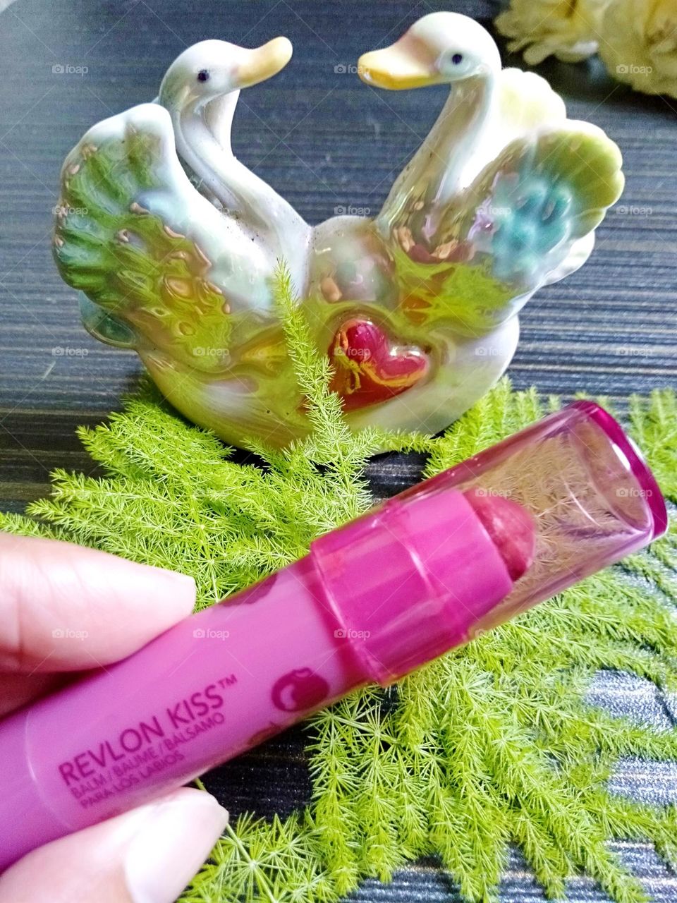 Sealed with a Revlon Kiss balm.