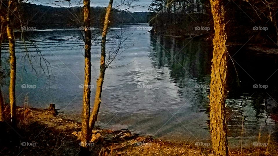 evening on the lake.