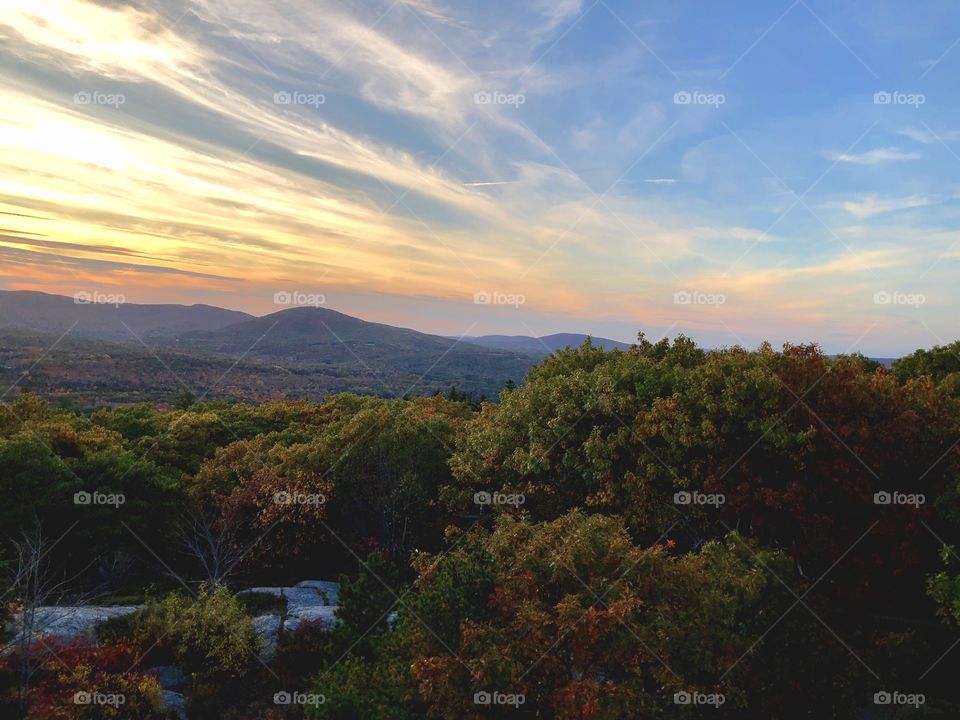Mount Battie Peak View